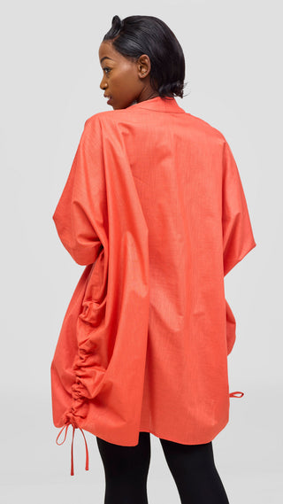 Safari by Vivo Zehra Embroidered Linen Kimono -