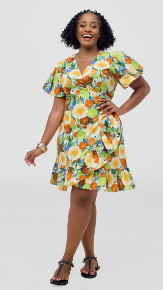 Safari by Vivo Cotton Wrap Dress -