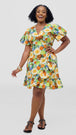 ORANGE / GREEN PRINT