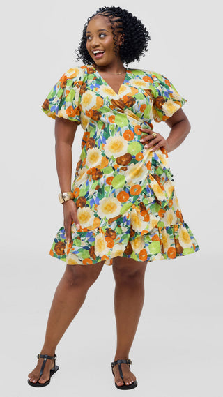 Safari by Vivo Cotton Wrap Dress -