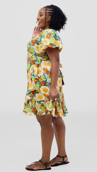 Safari by Vivo Cotton Wrap Dress -