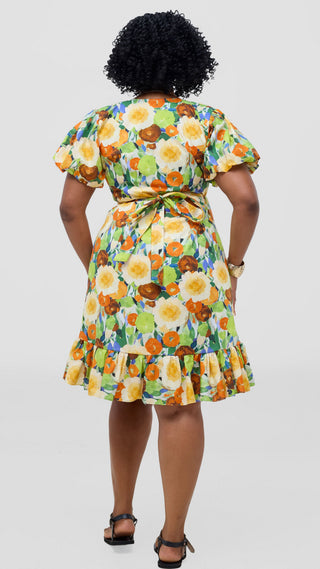 Safari by Vivo Cotton Wrap Dress -