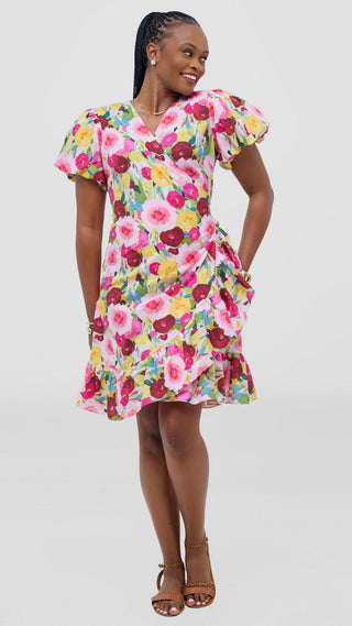 Safari by Vivo Cotton Wrap Dress -