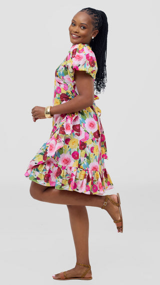 Safari by Vivo Cotton Wrap Dress -