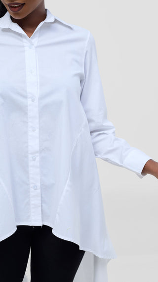 Safari by Vivo Zehra Cotton High Low Shirt -