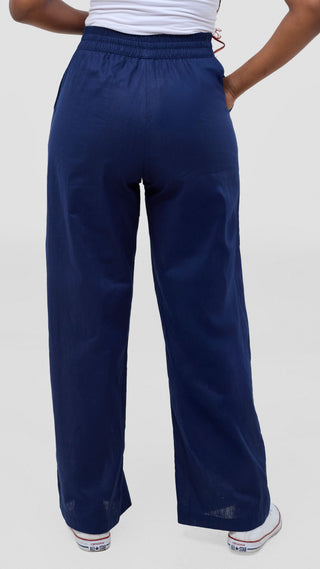 Safari by Vivo Zehra Drawstring Pants - Navy