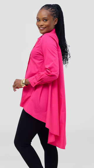 Safari by Vivo Zehra Cotton High Low Shirt -