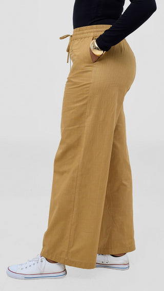 Safari by Vivo Zehra Drawstring Pants - Tan