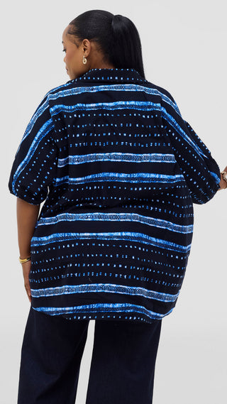 Safari Tafari Highlow Top - Shan Print
