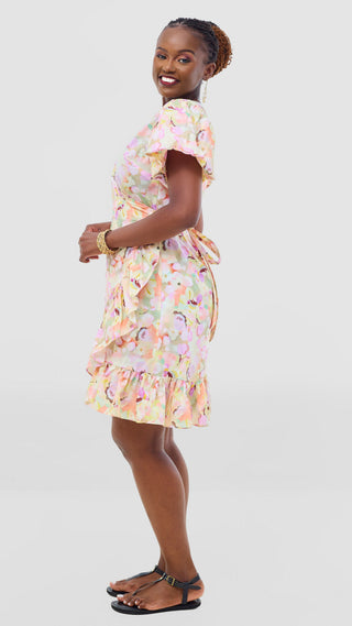 Safari by Vivo Cotton Wrap Dress -