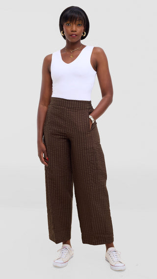 Safari by Vivo Zehra Barrel Pants - Brown