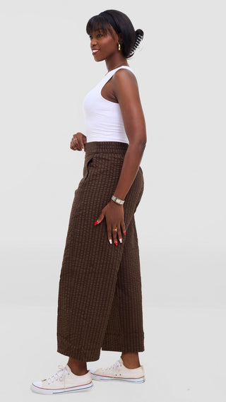 Safari by Vivo Zehra Barrel Pants - Brown