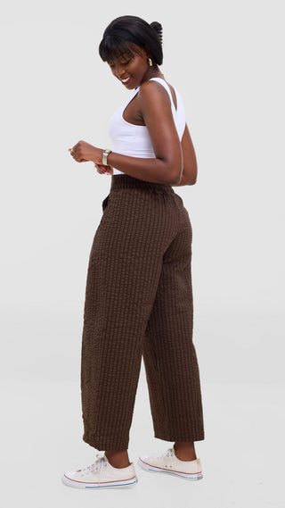 Safari by Vivo Zehra Barrel Pants - Brown