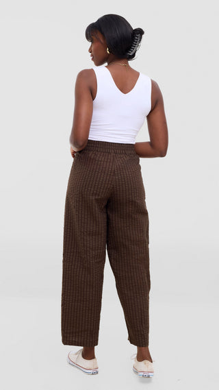 Safari by Vivo Zehra Barrel Pants - Brown