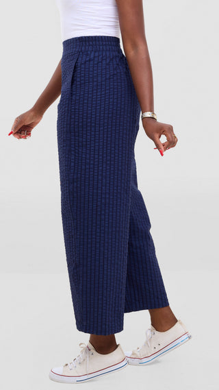 Safari by Vivo Zehra Barrel Pants - Navy