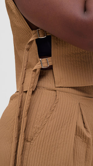 Shiv & Shikie X Safari Turtleneck Vest - Taupe