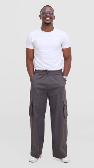 Shiv & Shikie X Safari Cargo Pants - Dark Grey