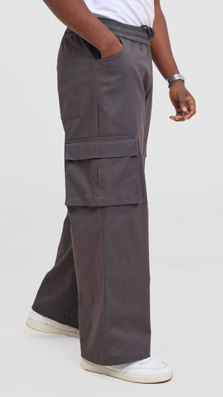 Shiv & Shikie X Safari Cargo Pants - Dark Grey