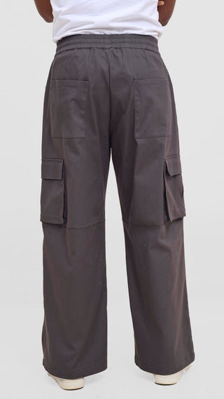 Shiv & Shikie X Safari Cargo Pants - Dark Grey
