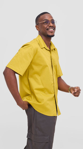 Shiv & Shikie X Safari Short Sleeve Shirt - Lime