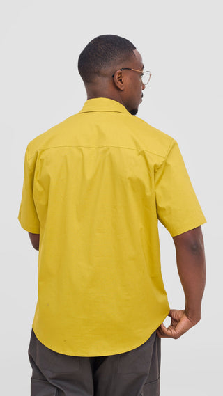 Shiv & Shikie X Safari Short Sleeve Shirt - Lime