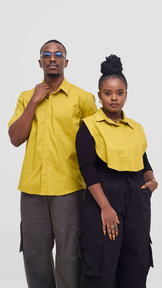 Shiv & Shikie X Safari Faux Collar Shirt - Lime