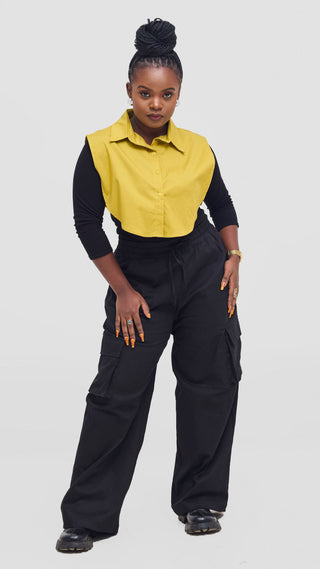 Shiv & Shikie X Safari Faux Collar Shirt - Lime