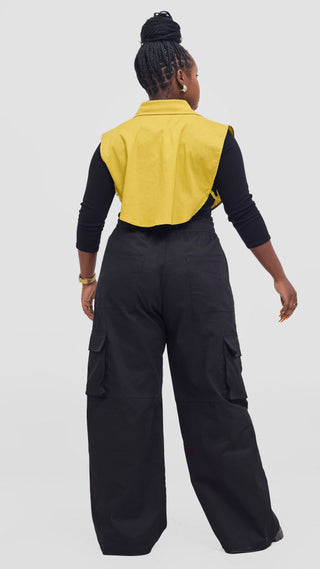 Shiv & Shikie X Safari Faux Collar Shirt - Lime