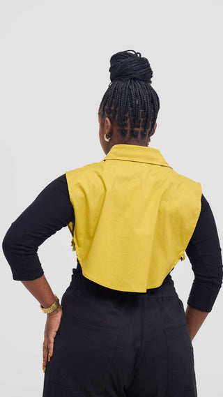 Shiv & Shikie X Safari Faux Collar Shirt - Lime