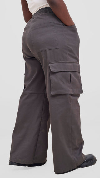 Shiv & Shikie X Safari Cargo Pants - Dark Grey