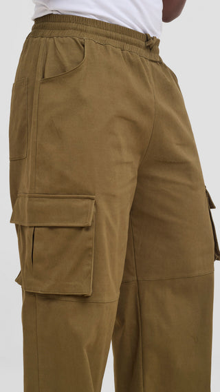 Shiv & Shikie X Safari Cargo Pants - Hunters