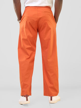 Safari Njano Men's Easy Fit Pants - Rust