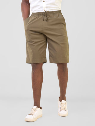 Safari Njano Men's Knee Length Shorts - Hunters Green