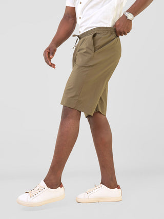 Safari Njano Men's Knee Length Shorts - Hunters Green
