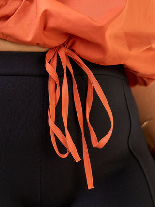 Safari Njano Cowl Top - Rust