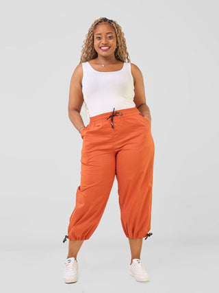 Safari Njano Joggers - Rust / Neba Print