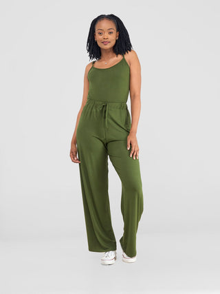 Safari Spaghetti Tank Top - Hunters - Shopzetu