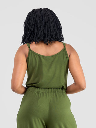 Safari Spaghetti Tank Top - Hunters - Shopzetu