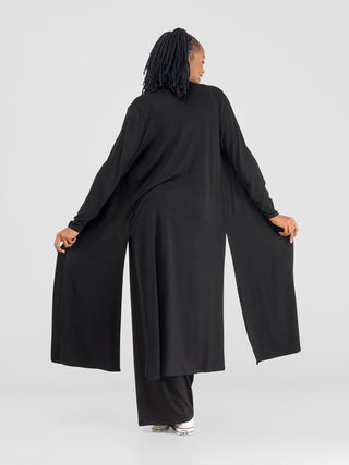 Safari by Vivo Long Sleeve Waterfall - Black