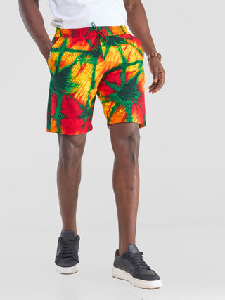 Safari by Vivo  Men Drawstring Shorts - Chari Print