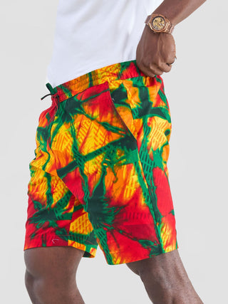 Safari by Vivo  Men Drawstring Shorts - Chari Print