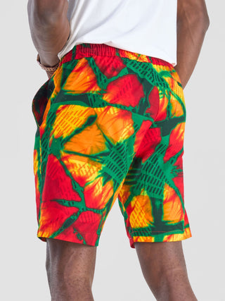 Safari by Vivo  Men Drawstring Shorts - Chari Print