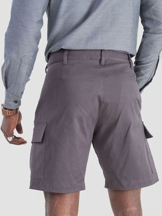 Safari Men's Cargo Shorts - Dark Grey