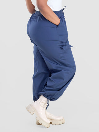 Safari Kamari Wide Leg Pants - Navy Blue