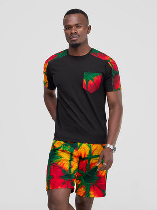 Safari Kitenge T-Shirt -