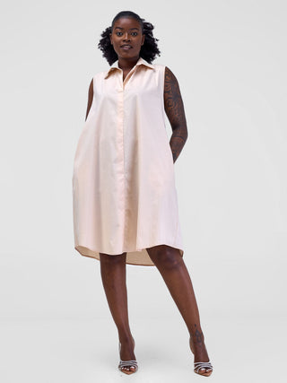 Safari Kaya Sleeveless Tent Shirt Dress -