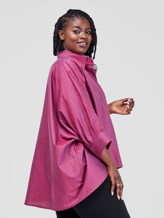 Safari Kikoy Tunic High Low Top  -