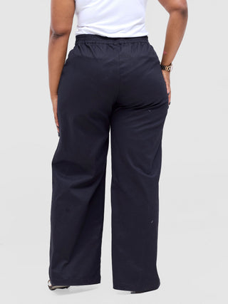 Safari Tiwa Straight Leg  Pants - Black