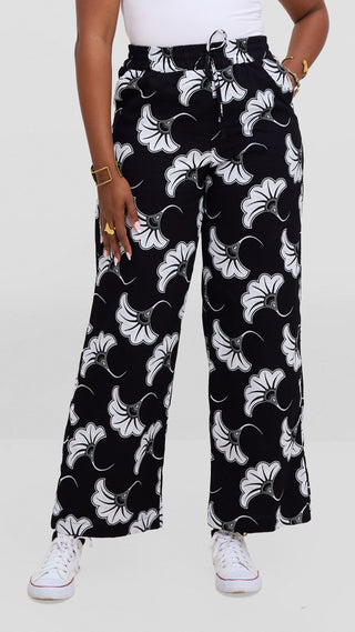 Safari by Vivo Zehra Kitenge Pants - Pollo Print