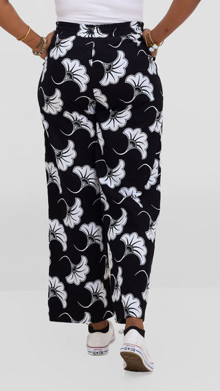 Safari by Vivo Zehra Kitenge Pants - Pollo Print